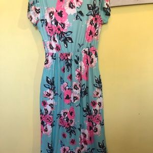 Maxi floral dress